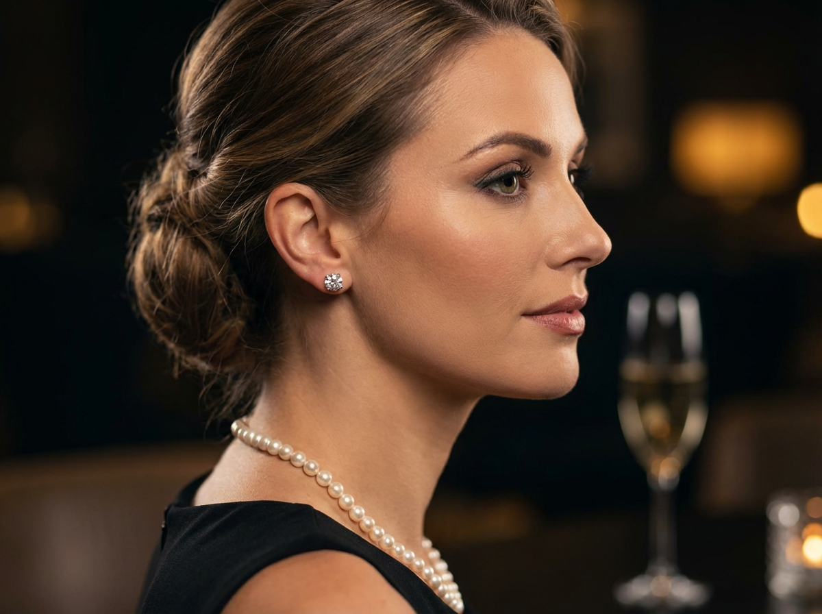 Moissanite Classic Stud Earrings