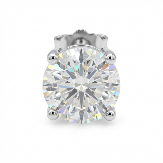 Moissanite Classic Stud Earrings