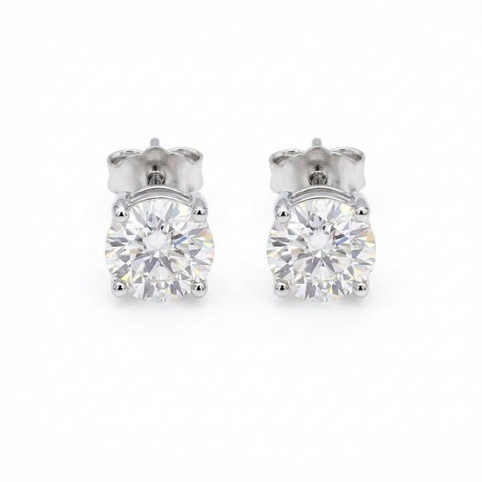 Moissanite Classic Stud Earrings