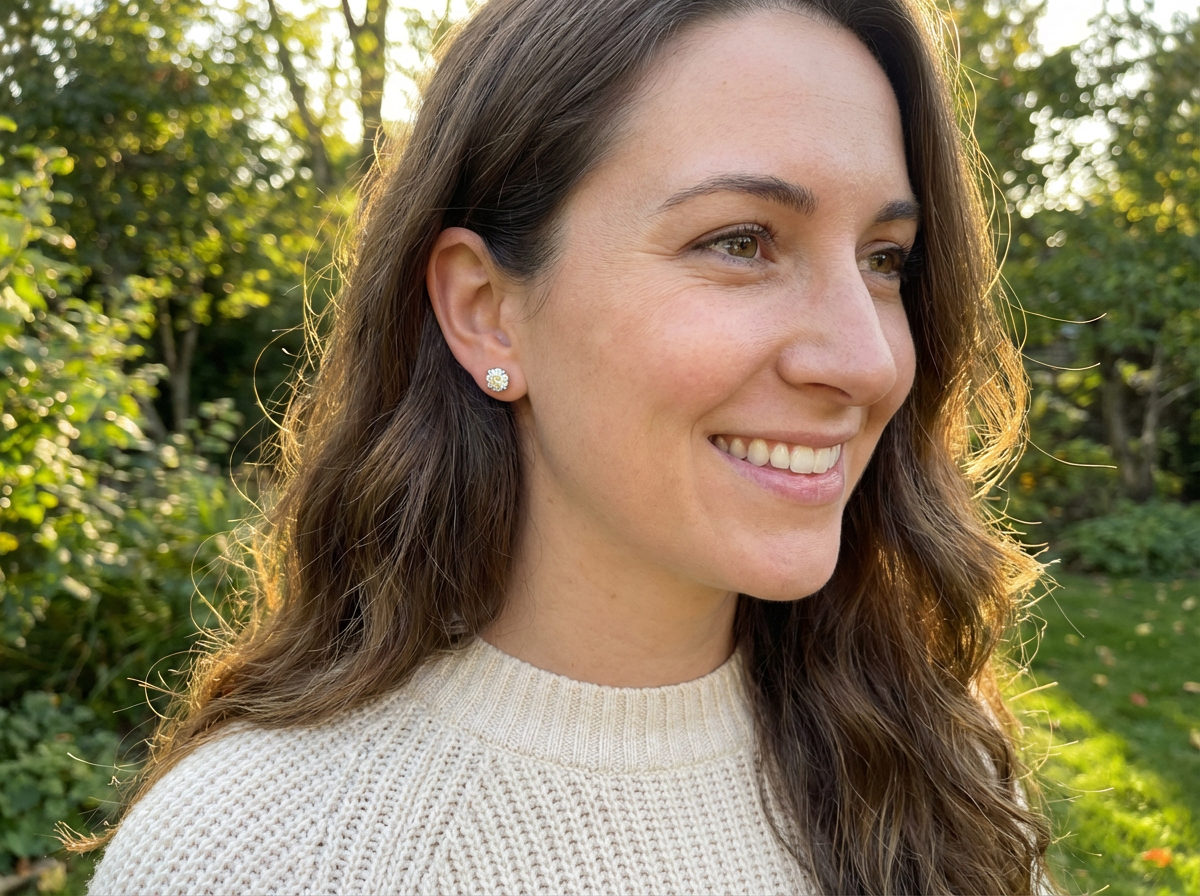 Moissanite Classic Stud Earrings