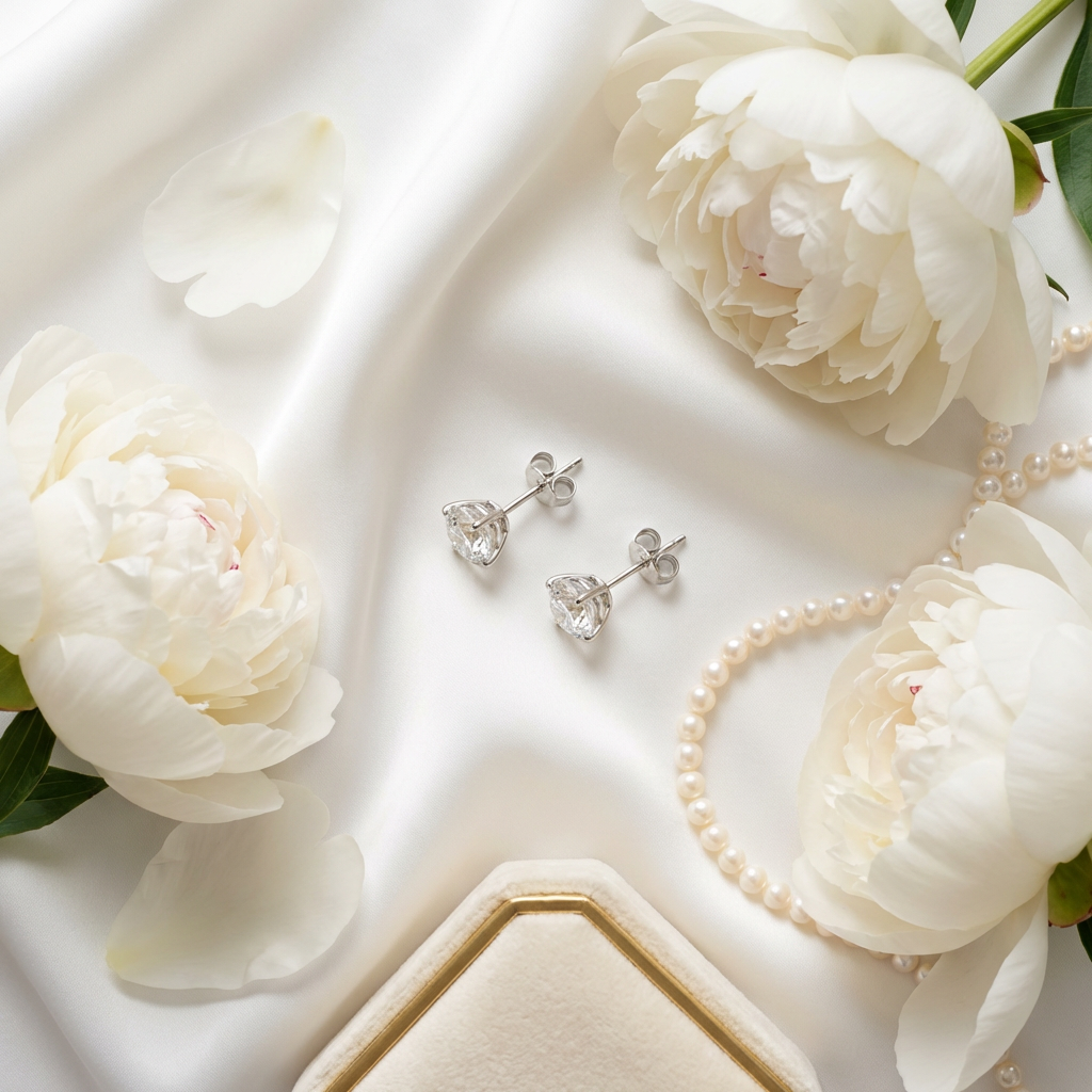 Moissanite Classic Stud Earrings