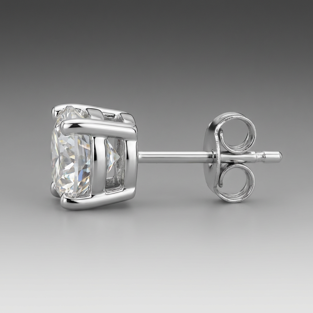Moissanite Classic Stud Earrings